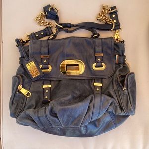 Badgley Mishka navy blue “Janet” bag